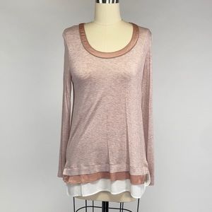 NWT White House Black Market Pink Top
